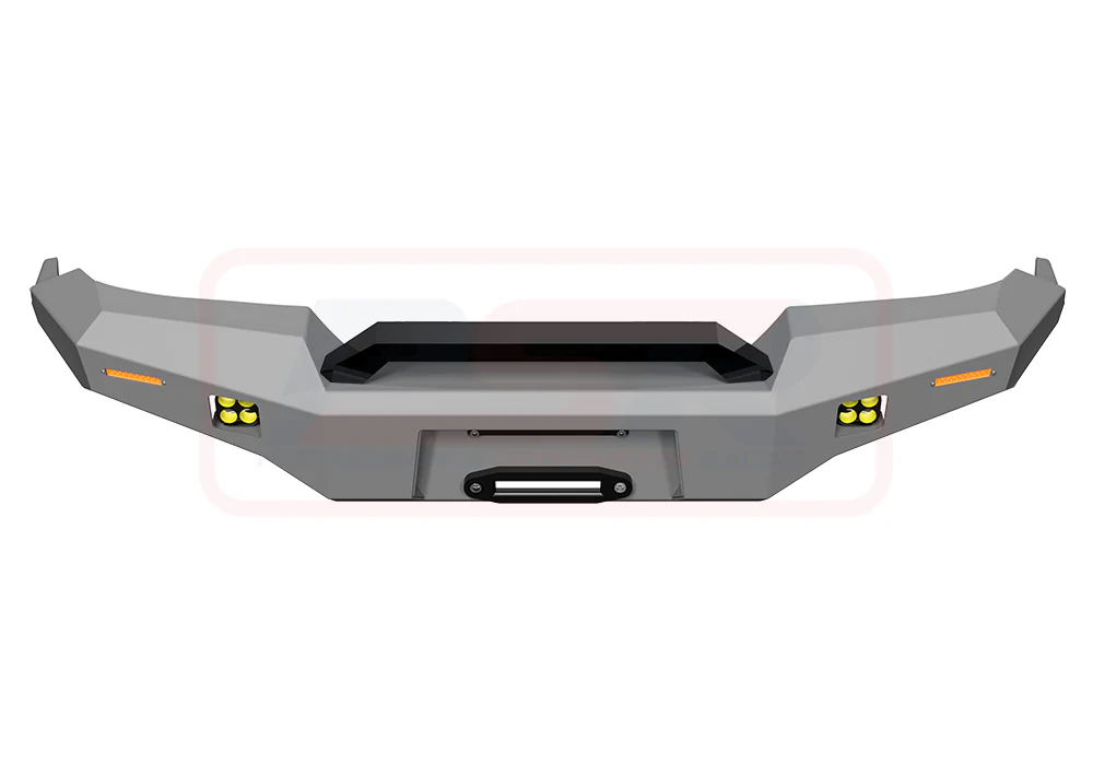 Toyota Landcruiser (1990-1998) 80 Series Ambush Sheet Metal Hoop Bullbar - Image 2