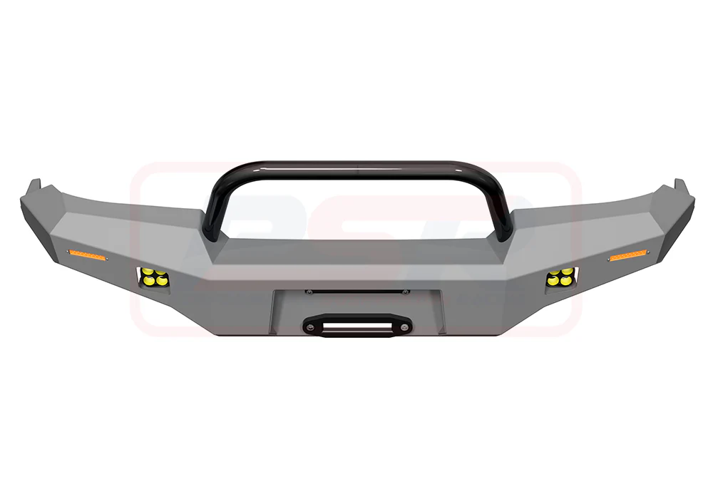 Toyota Landcruiser (1990-1998) 80 Series Ambush Single Hoop Bullbar - Image 6