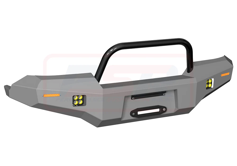 Toyota Landcruiser (1990-1998) 80 Series Ambush Single Hoop Bullbar - Image 7