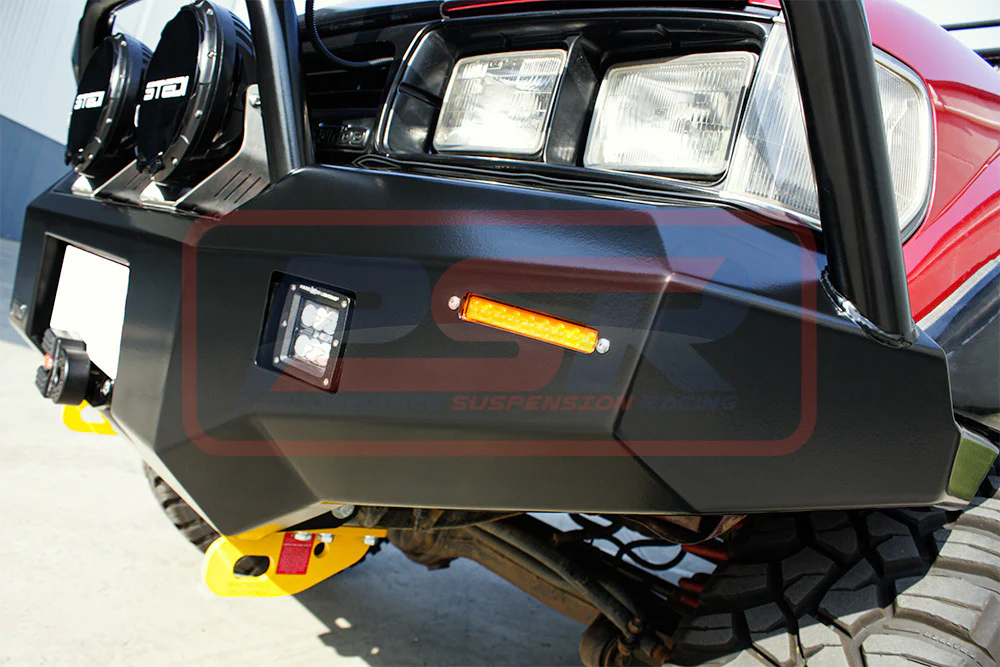 Toyota Landcruiser (1990-1998) 80 Series Ambush Triple Hoop Bullbar - Image 3