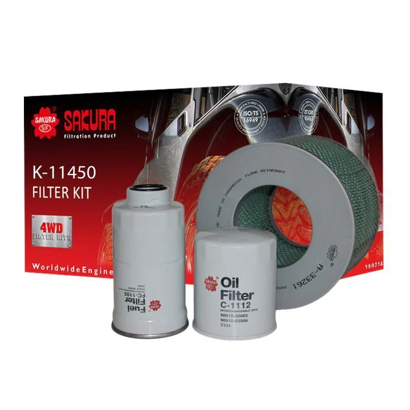 Toyota LandCruiser (1990-1998) Sakura Filter Kit Oil Air Fuel Toyota Landcruiser HDJ80R