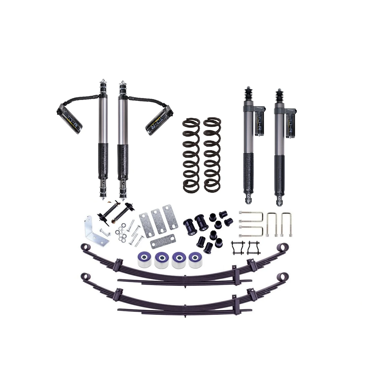 Toyota Landcruiser (02-2017-2025) 79/78 Series 50mm suspension lift kit -TD-R Pro Series Remote Reservoir
