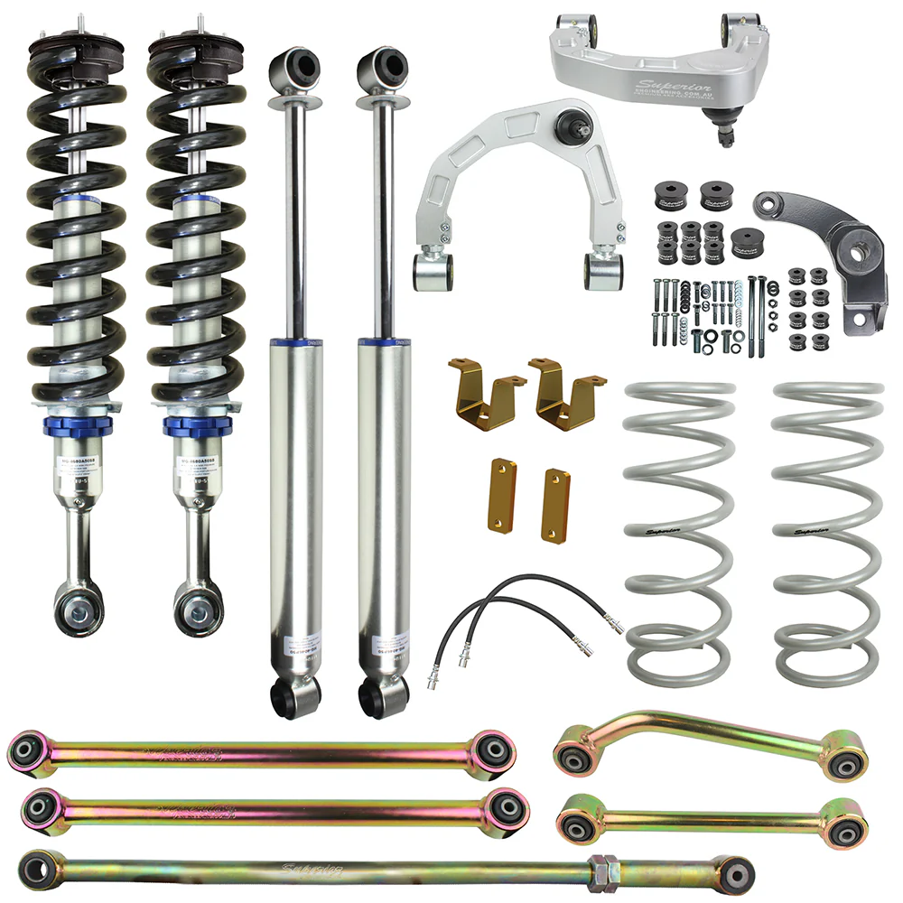 Toyota LandCruiser 200 Series (11/2007-11/2021) Superior Engineering Superior Monotube IFP 2.0 3 Inch (75mm) Lift Kit Suitable For Toyota LandCruiser 200 Series (Kit) - SUP-MG-LC2003