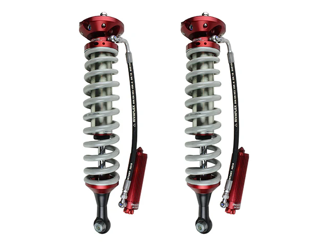 Toyota LandCruiser 200 Series [11/2007 - 11/2021] Wagon Diesel 4.5ltr TD Superior Adjustable 2.5 Monotube Remote Reservoir Pre-Assembled Struts Front 2-3 Inch (50-75mm) Lift Suitable For Toyota LandCruiser 200 Series (Pair) - 1435GA-AS-LCR200