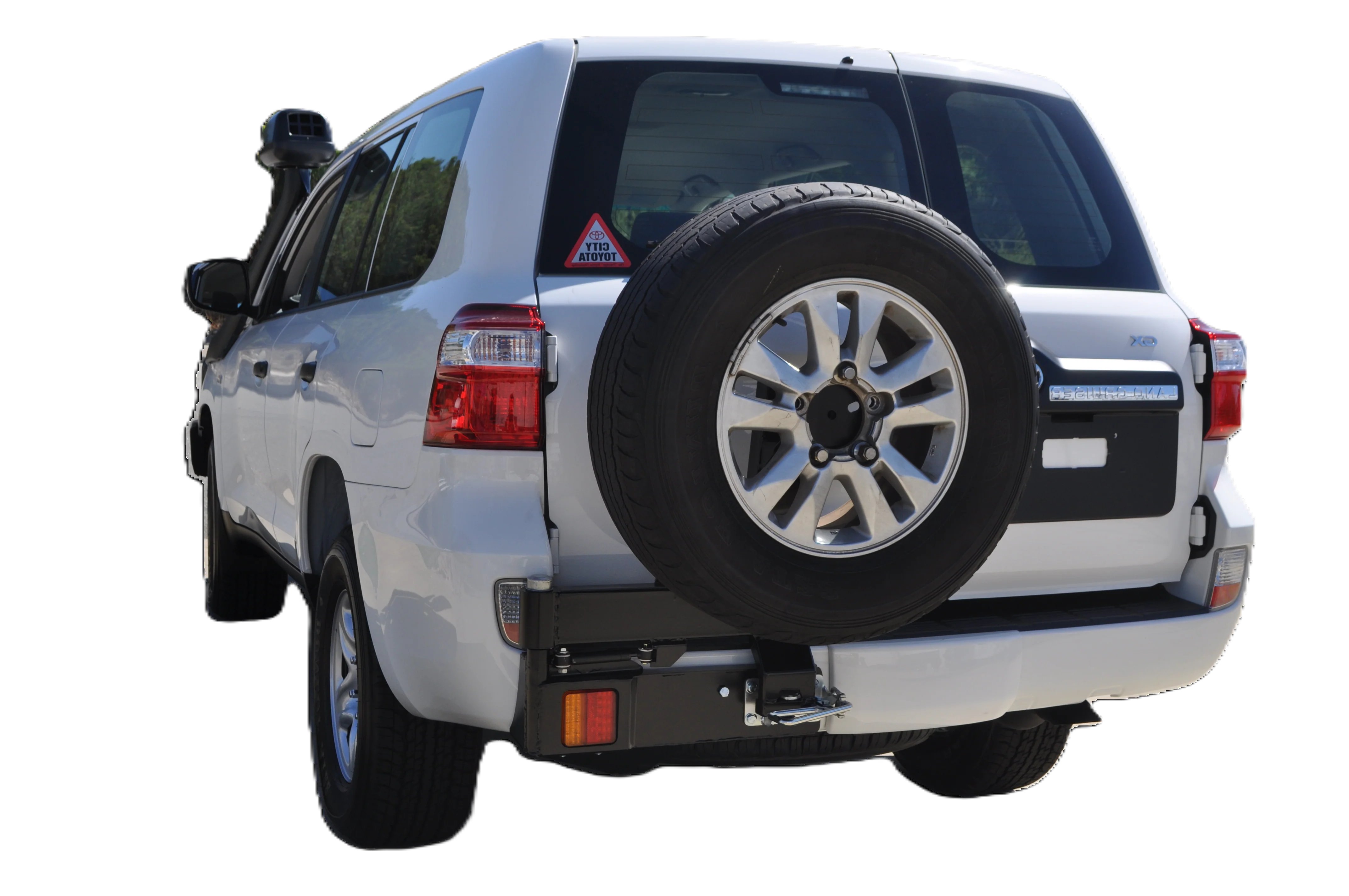 Toyota Landcruiser 200 Series (2007-2012) LHS GXL Outback Accessories Single Wheel Carrier