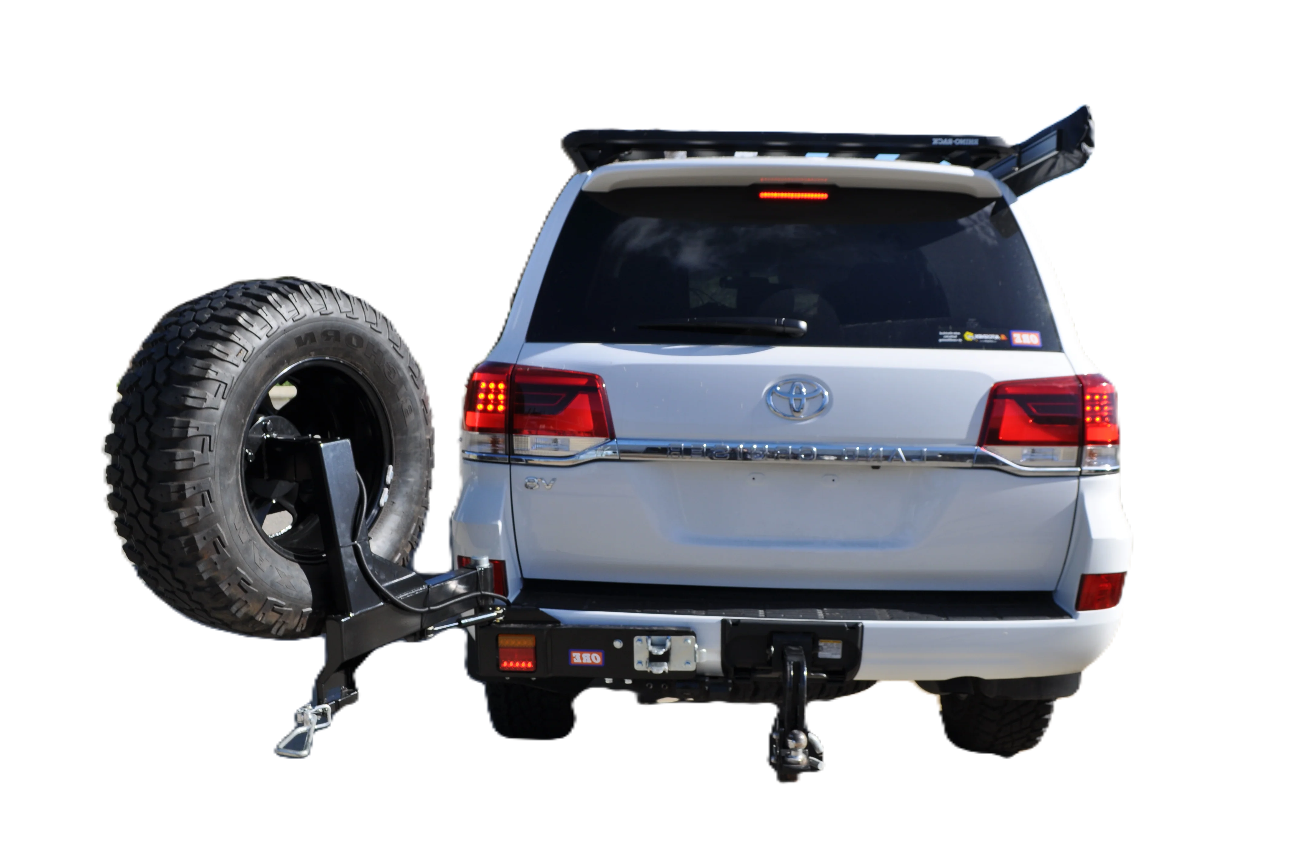 Toyota Landcruiser 200 Series (2015-2022) LHS GXL Outback Accessories Single Wheel Carrier - Image 2