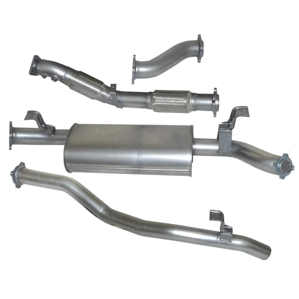 Toyota Landcruiser (2007-2016) 76 Series 4.5L Cab & Ute - Turbo Back- Stainless Steel Hulk 4x4 Exhaust Kit