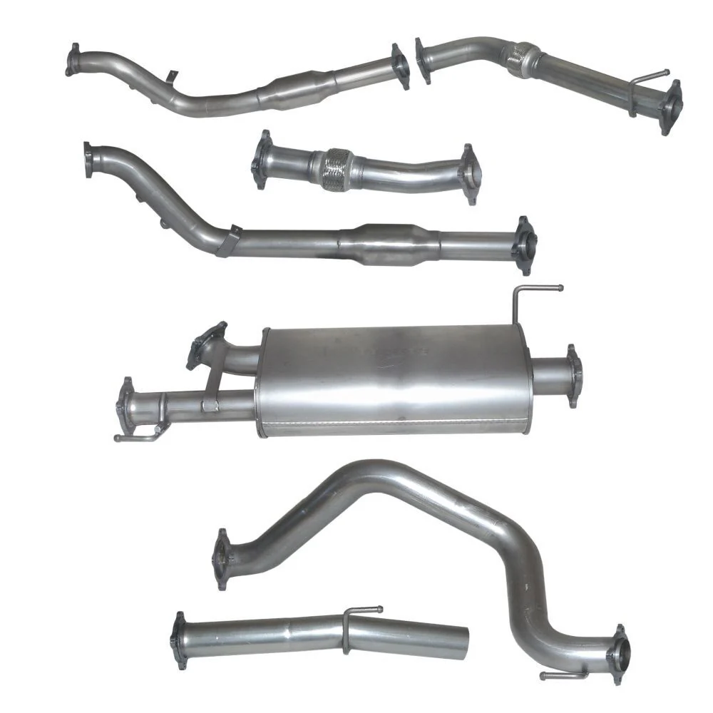 Toyota LandCruiser (2007-2020) Toyota LandCruiser 200 Series 1VD V8TD Non-DPF Muffler Delete 2007-15 - Stainless Steel Exhaust Kit