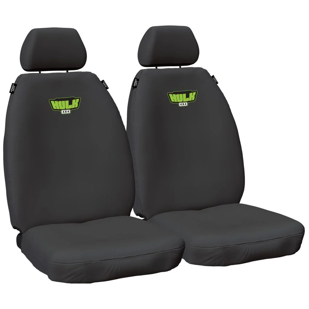 Toyota LandCruiser (2007-2020) Toyota LC200 LandCruiser Grey Fronts - HD Canvas Seat Covers
