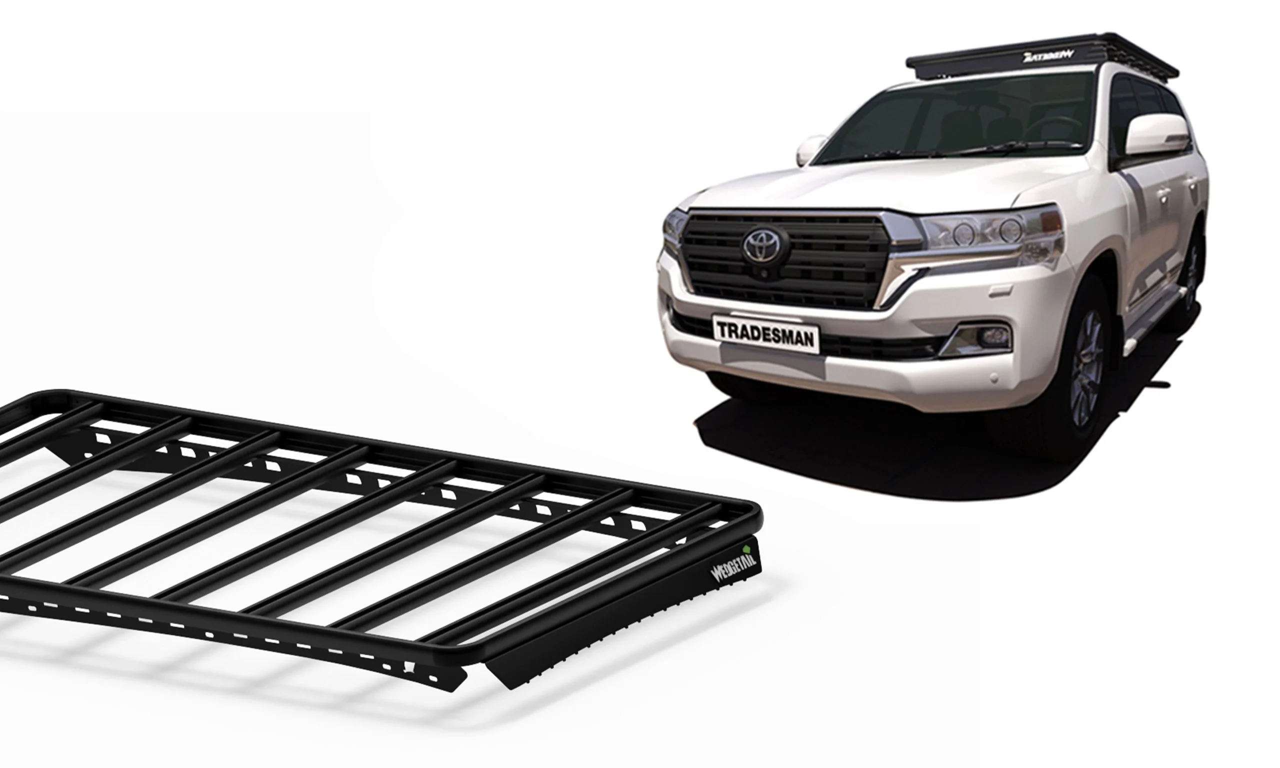 Toyota Landcruiser (2007-2021) 200 Series Dual Cab Wedgetail Platform Roof Rack - Image 7