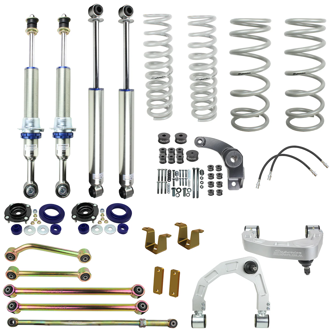 Toyota LandCruiser 200 Series (2007-2021) Wagon Petrol 4.7ltr V8 Superior Monotube IFP 2.0 3 Inch (75mm) Lift Kit