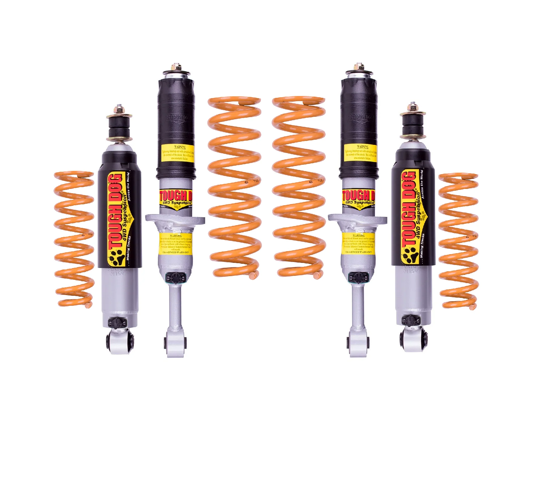 Toyota Landcruiser (2007-On) 200 Series 11/07-On Excl. KDSS Tough Dog Lift Kit with Tough Dog BMX Adjustable Shocks