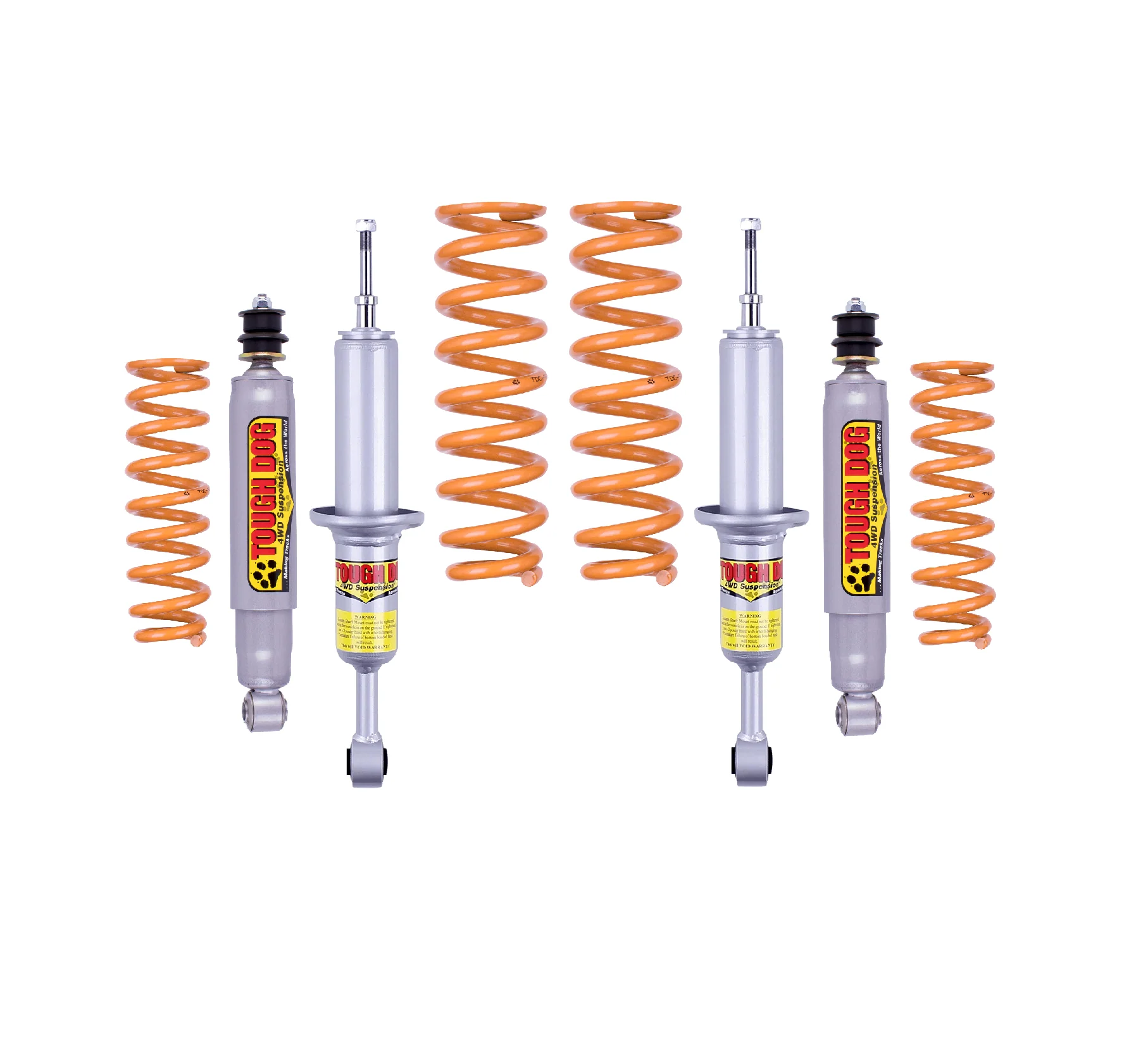 Toyota Landcruiser (2007-On) 200 Series 11/07-On Excl. KDSS Tough Dog Lift Kit with Tough Dog Foam Cell Shocks