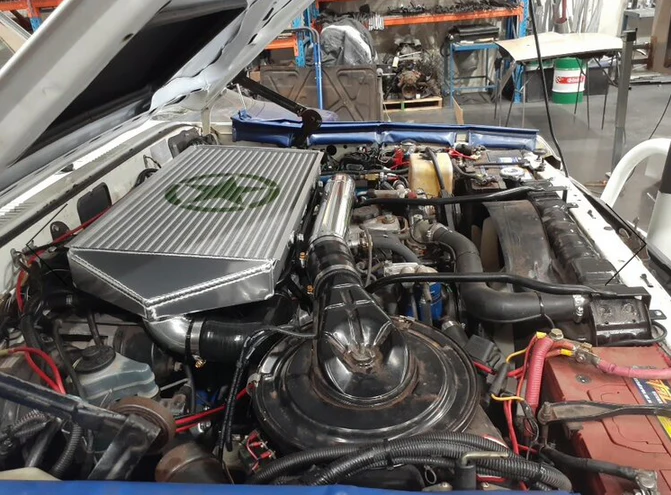 Toyota Landcruiser 60/61 Series CROSS COUNTRY 4x4 12HT Ultimate Intercooler Kit - Image 3
