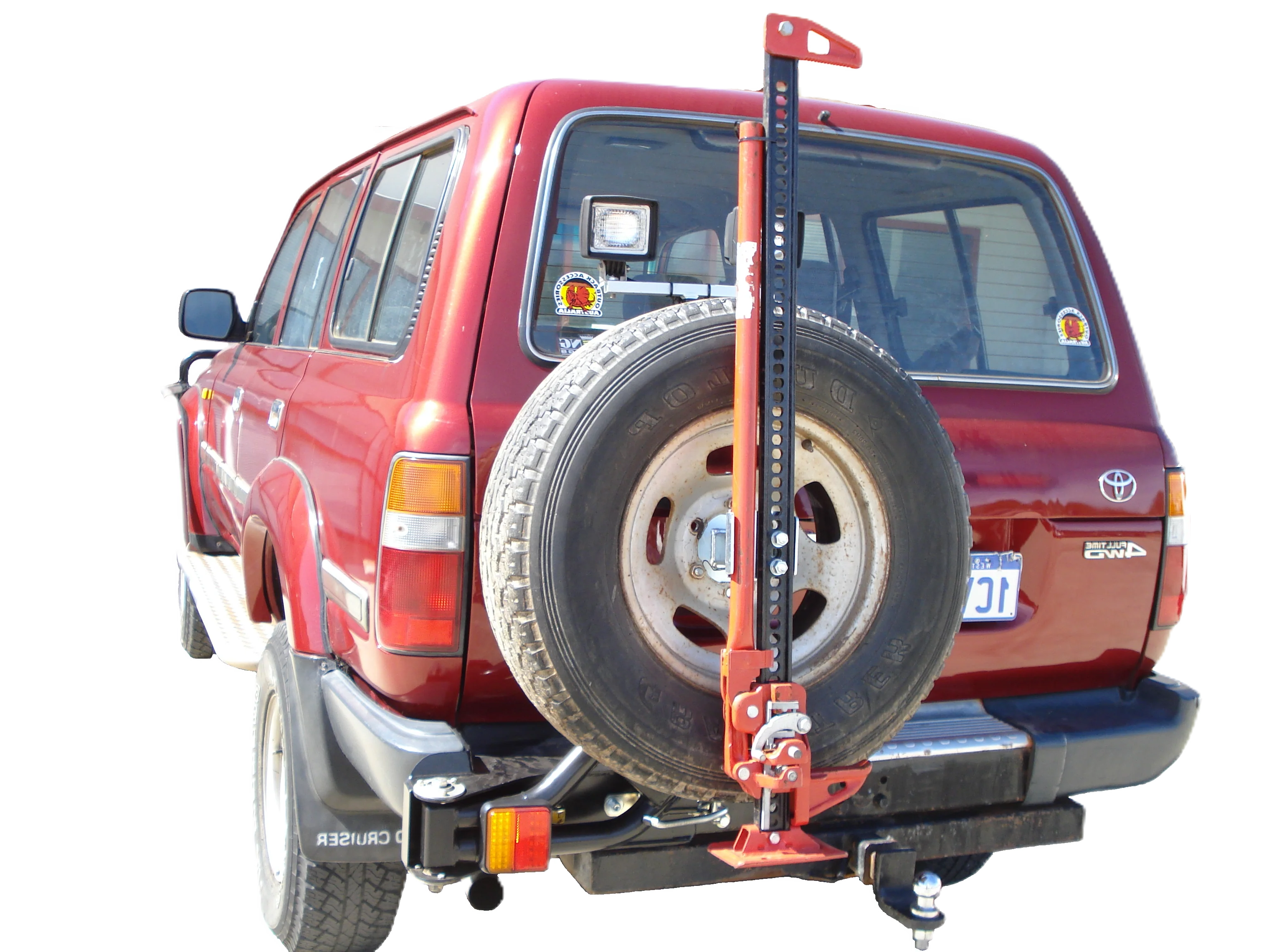 Toyota Landcruiser 60 Series (1980-1990) LHS Outback Accessories Single Wheel Carrier