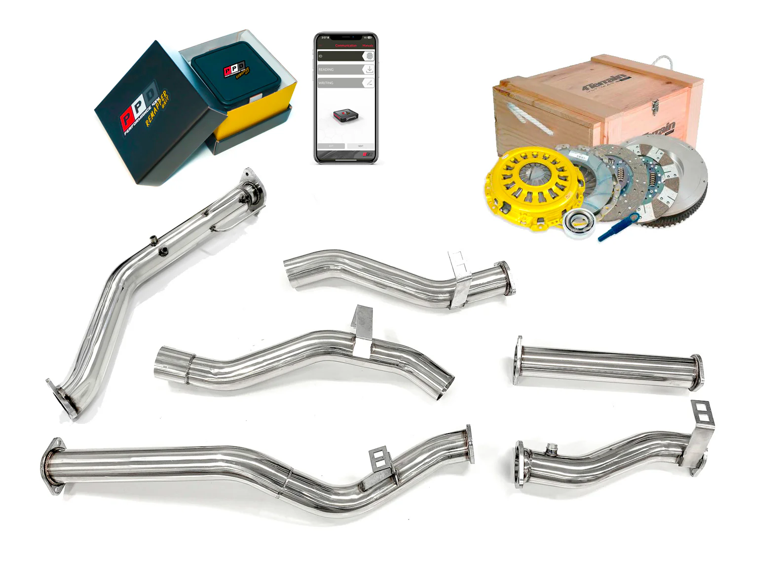 Toyota Landcruiser 70 Series (2015+) 76 / 79 VDJ Series Exhaust, Tune & Clutch Package