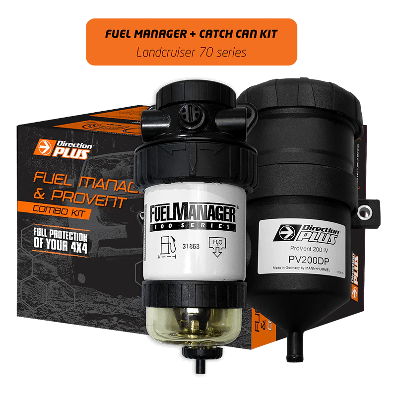 Toyota Landcruiser 70 Series (2023-2037) 2.8L 4 Cylinder Direction Plus Pre-filter/PROVENT DUAL KIT