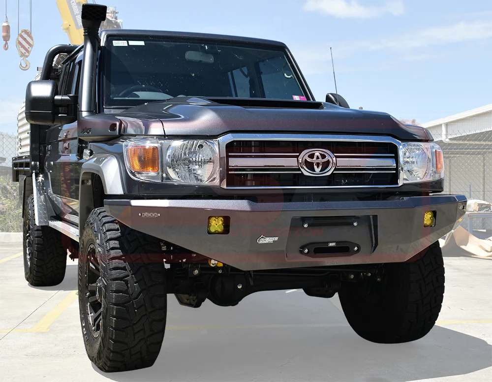 Toyota Landcruiser 70 SERIES Ambush Hoopless Bullbar - Image 3
