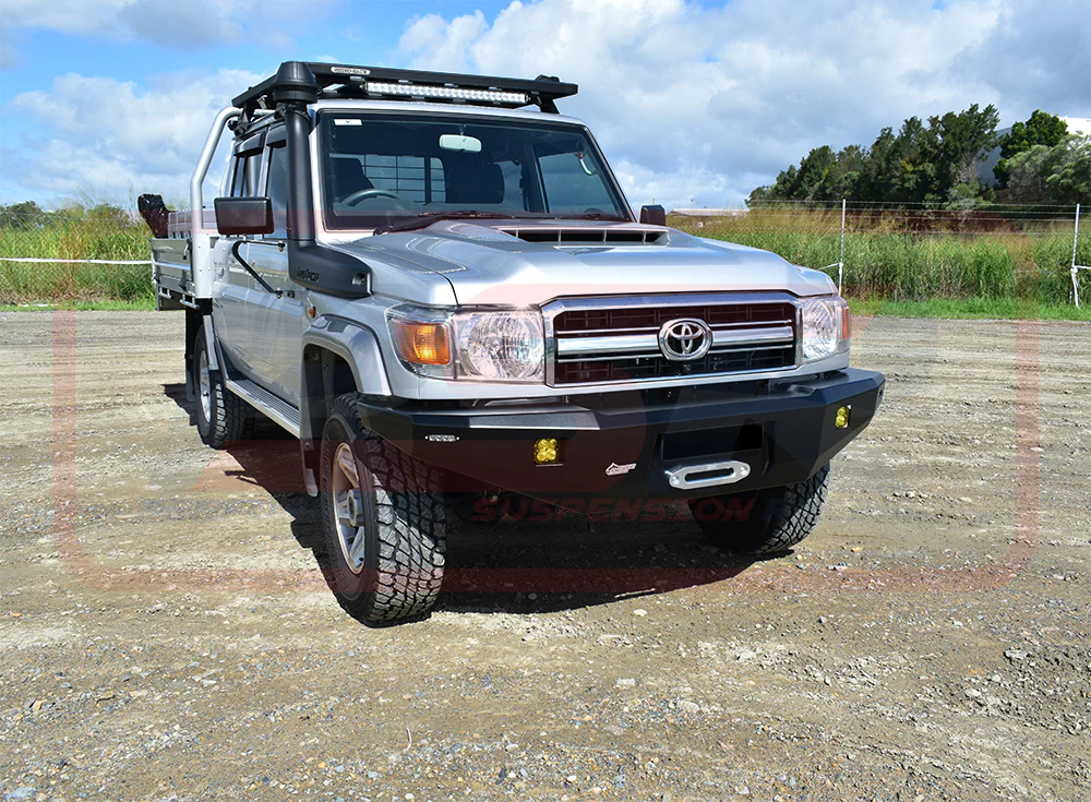 Toyota Landcruiser 70 SERIES Ambush Hoopless Bullbar - Image 4