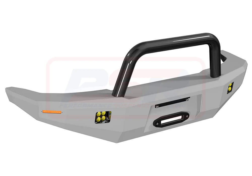 Toyota Landcruiser 70 SERIES Ambush Single Hoop Bullbar (Big Tube) - Image 4