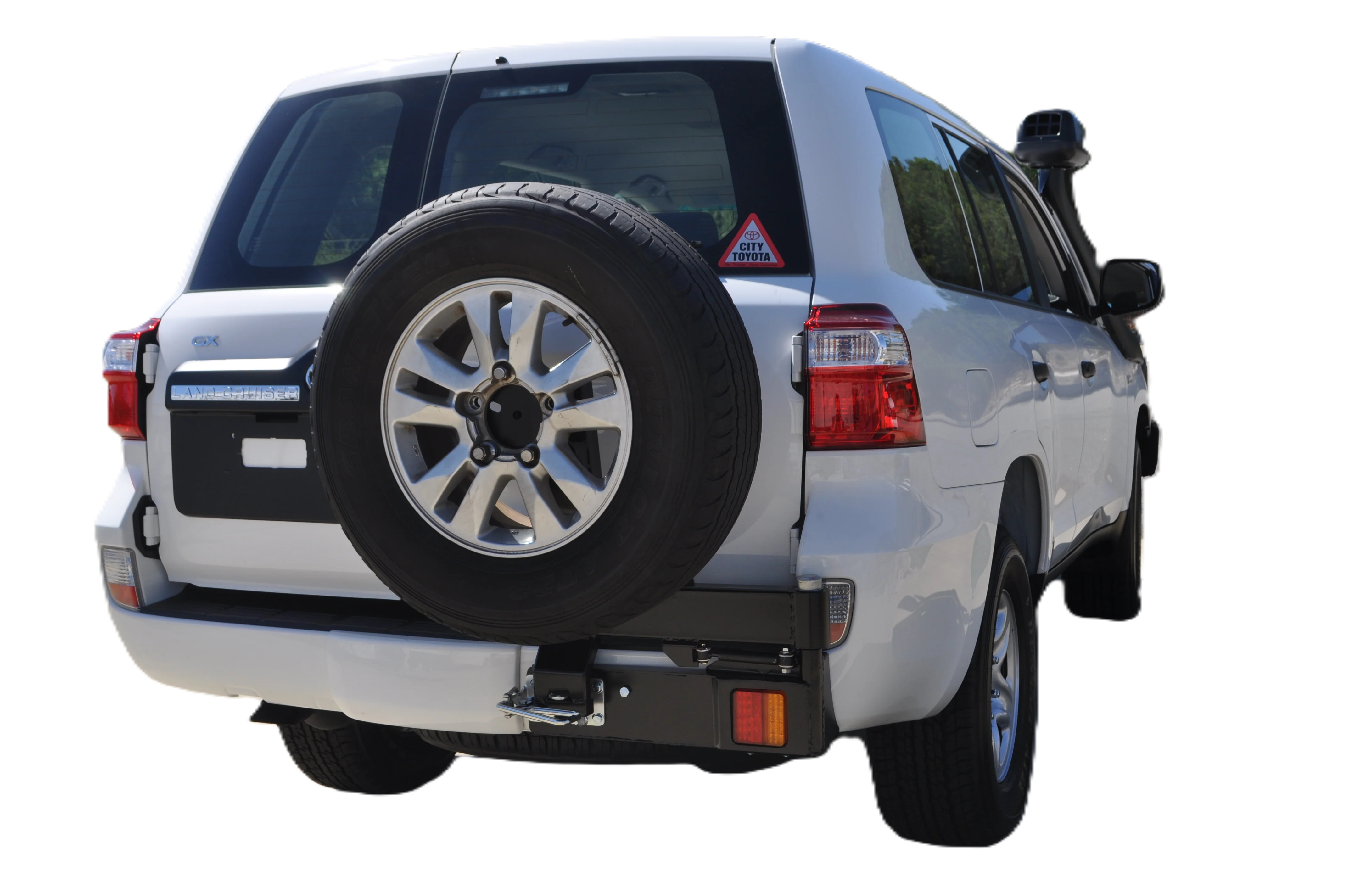 Toyota Landcruiser 75 Series (1990-2025) Troopie Outback Accessories Single Wheel Carrier