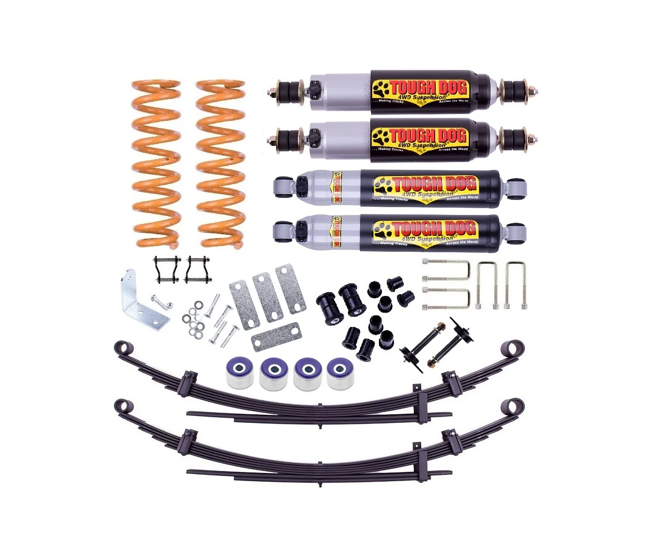 Toyota Landcruiser 76 (2007+) Series 50mm suspension lift kit - Tough Dog Adjustable