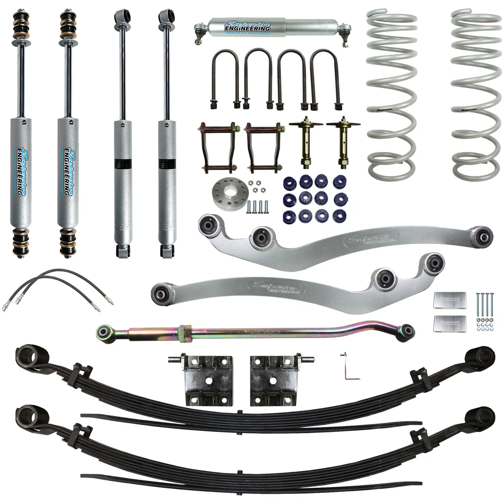 Toyota LandCruiser 79 Series [09/1999 - 03/2007] Ute Diesel 4.2ltr TD Superior Engineering 5 Inch (125mm) Lift Kit Suitable For Toyota LandCruiser 79 Series  4.2lt 6cyl - SUP-79G1-6-KIT-5INCH