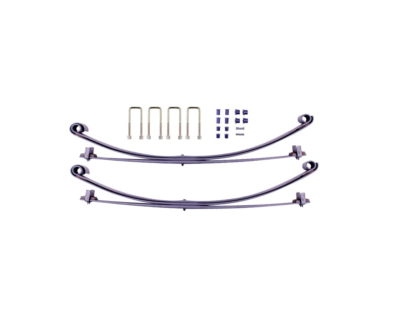Toyota Landcruiser 79 Series (1999-2023) Dual Cab Parabolic Rear Leaf Springs (Pair)