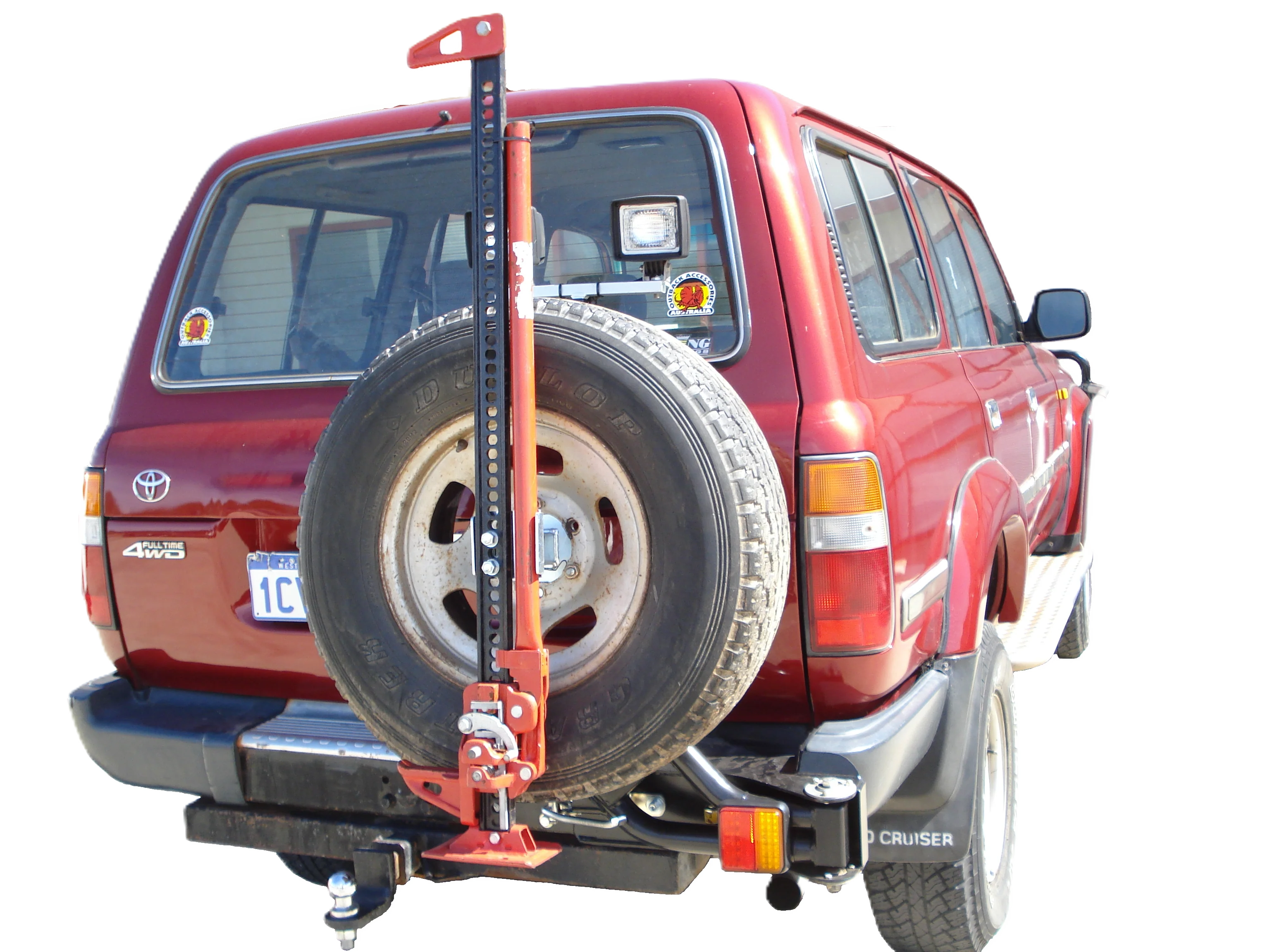 Toyota Landcruiser 80 Series (1990-1998) RHS Outback Accessories Single Wheel Carrier
