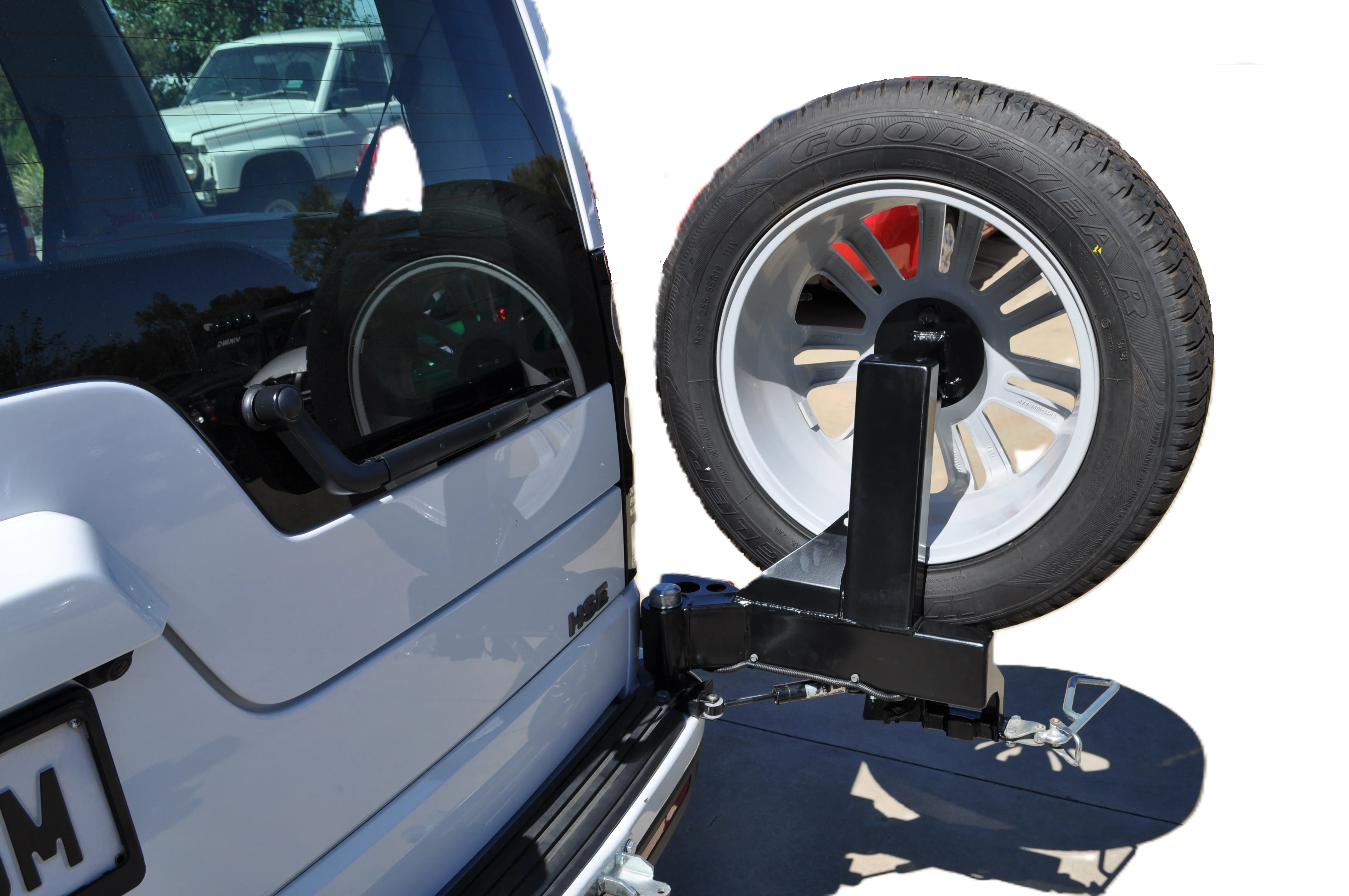 Toyota Landcruiser 80 Series (1990-1998) RHS Outback Accessories Single Wheel Carrier - Image 2