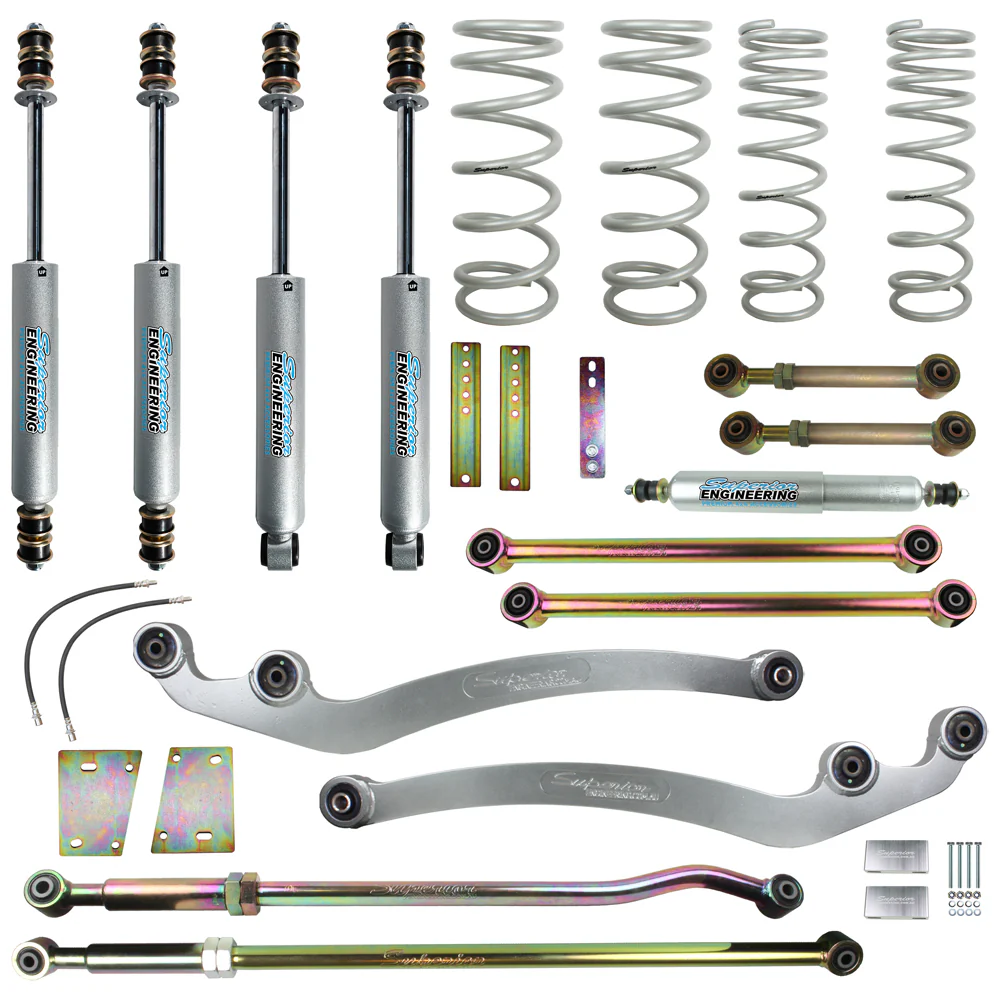 Toyota LandCruiser 80 Series (1990-1998) Wagon Petrol 4.0 & 4.5ltr Superior Engineering 6 Inch (150mm) Lift Kit Suitable For Toyota LandCruiser 80 Series - SUP-80-KIT-6INCH