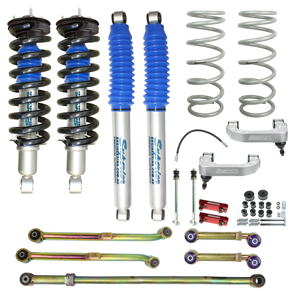 Toyota LandCruiser Prado 150 (11/2009-2020) Superior Engineering Superior Nitro Gas Twin Tube 3 Inch (75mm) Lift Kit Suitable For Toyota Prado 150 Series 2010-20 (Kit) - SUP-NG-PRD1503