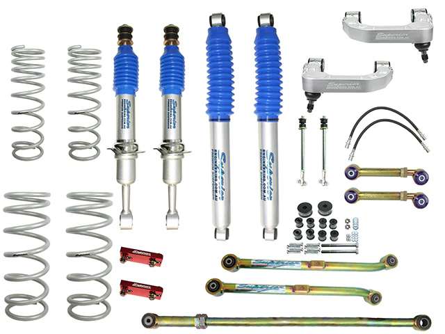 Toyota LandCruiser Prado 150 (11/2009-2020)  Wagon All All Superior Engineering Superior Nitro Gas Twin Tube 4 Inch (100mm) Lift Kit Suitable For Toyota Prado 150 Series 2010-20 (Kit) - SUP-NG-PRD1504