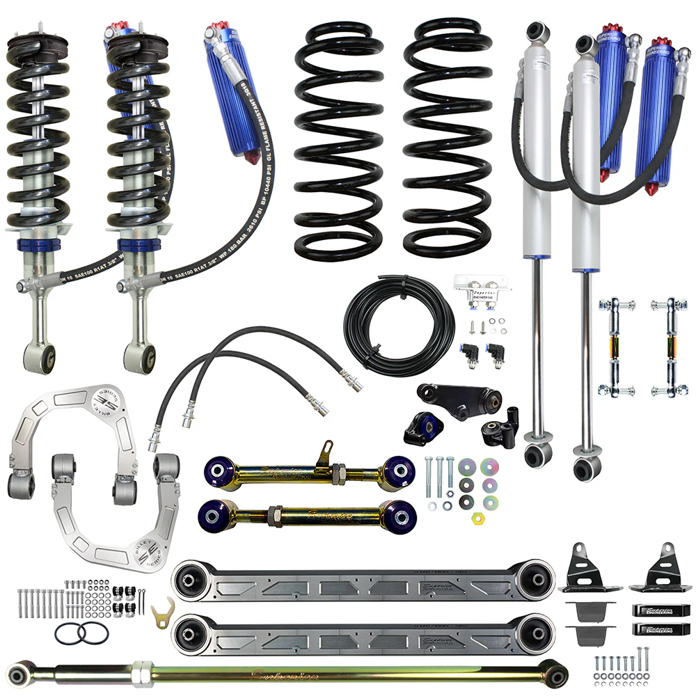 Toyota LandCruiser Prado 250 [11/2024 - current] All All All Superior Remote Reservoir 2.0 3 Inch (75mm) Lift Kit Suitable For Toyota Prado 250 Series - SUP-RR-PRD2503