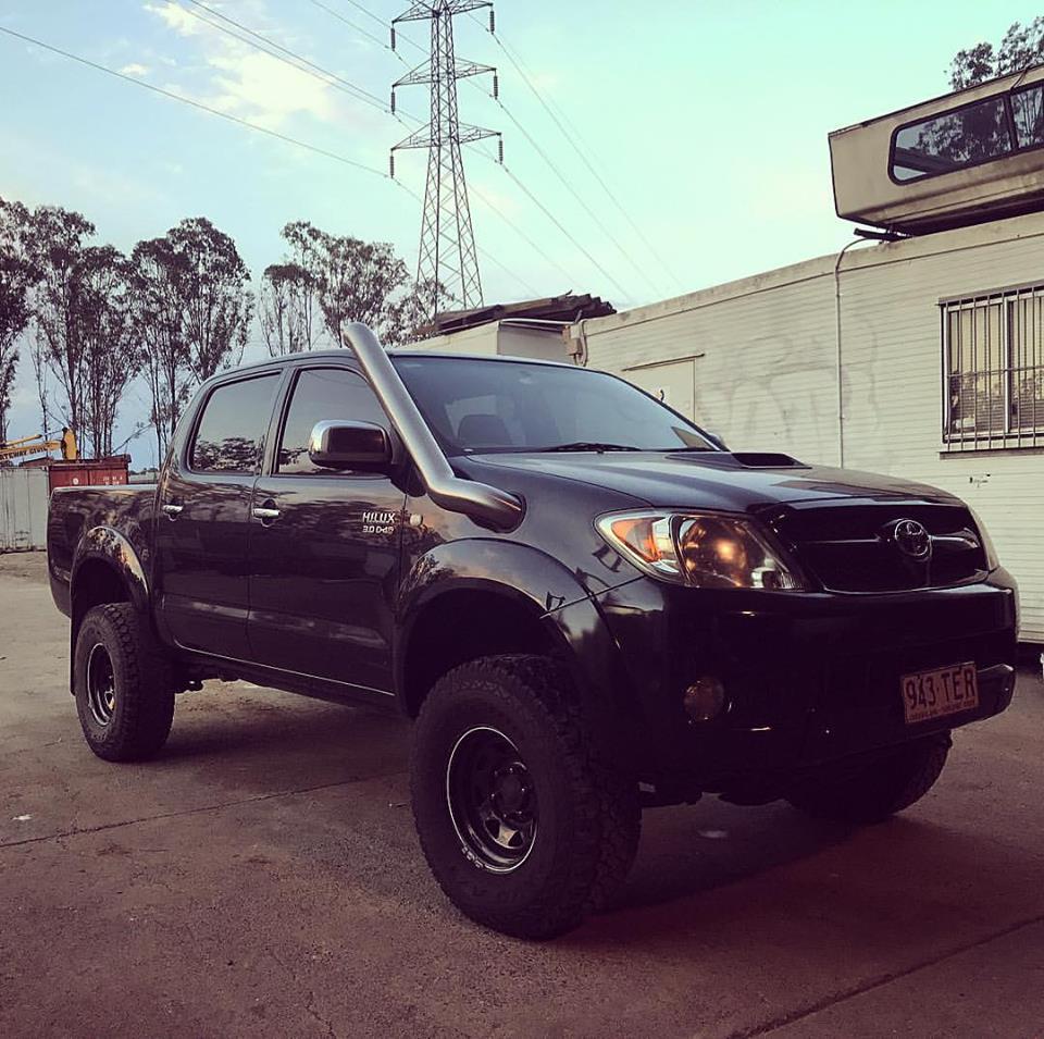 Toyota Hilux (2005-2015) N70 4" Stainless Steel Snorkel Kit - Meredith Metalworks - Image 3