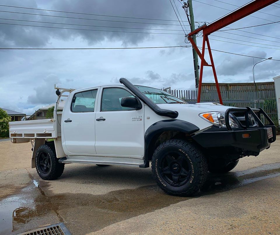 Toyota Hilux (2005-2015) N70 4" Stainless Steel Snorkel Kit - Meredith Metalworks - Image 4