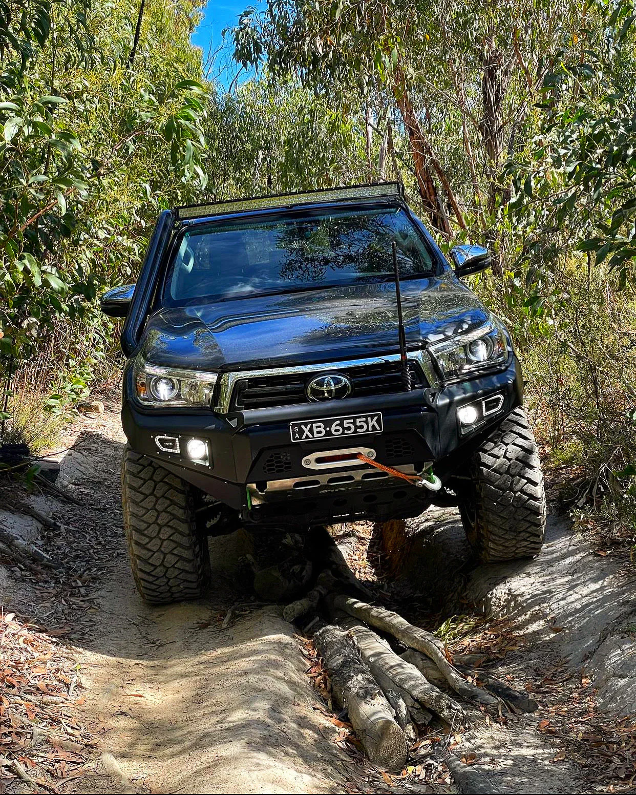 Toyota Hilux (2015-2025) - N80 4" Stainless Steel Snorkel Kit Meredith Metalworks