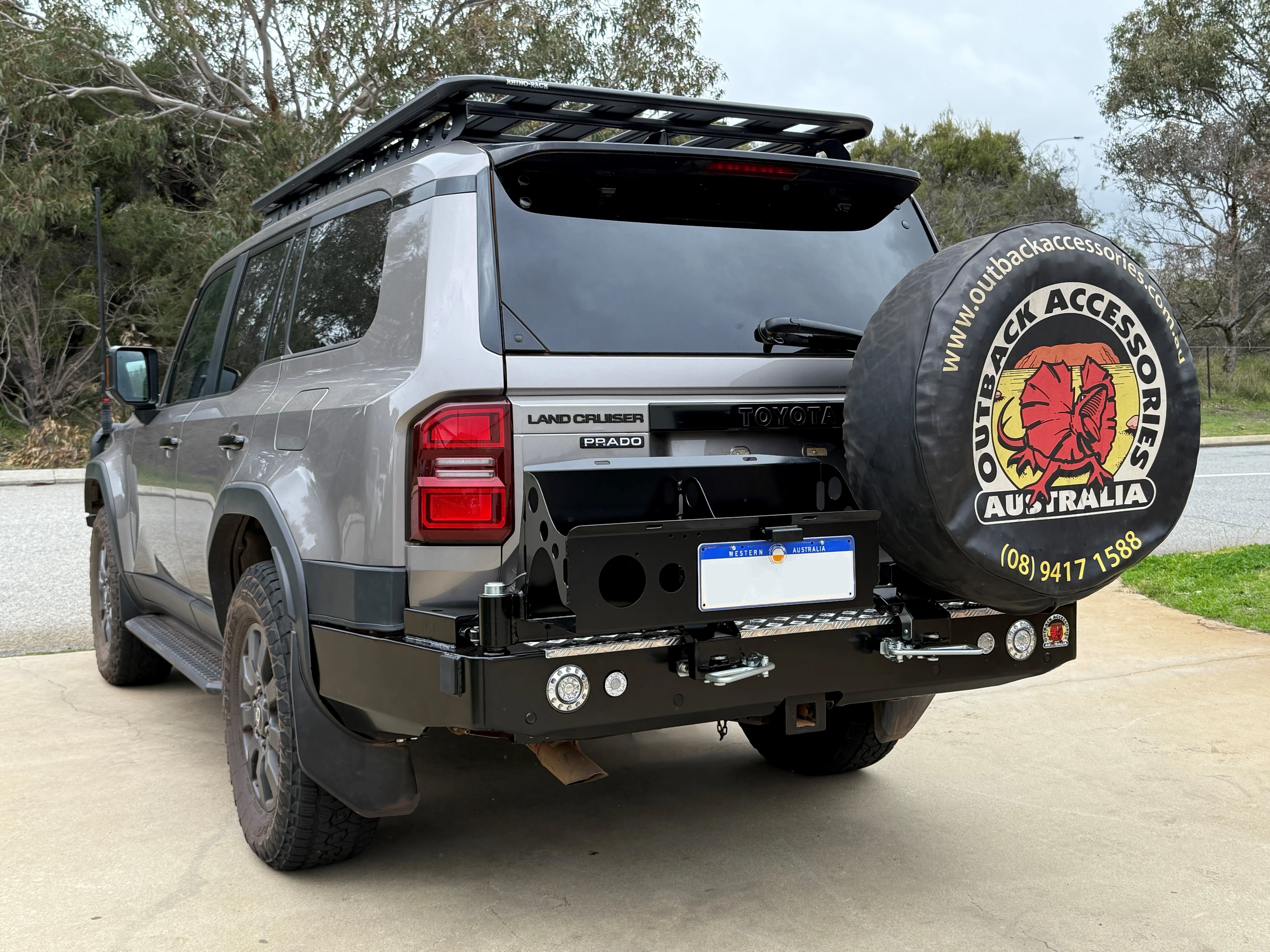 Toyota Prado (2024-2027) 250 series Outback Accessories Rear Bar - Image 2