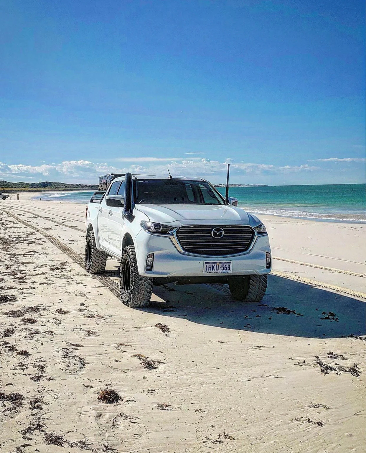 Mazda Bt-50 (2021-2025) TWIN 2021 MAZDA BT-50 4" Stainless Steel Snorkel Kit - Meredith Metalworks - Image 3