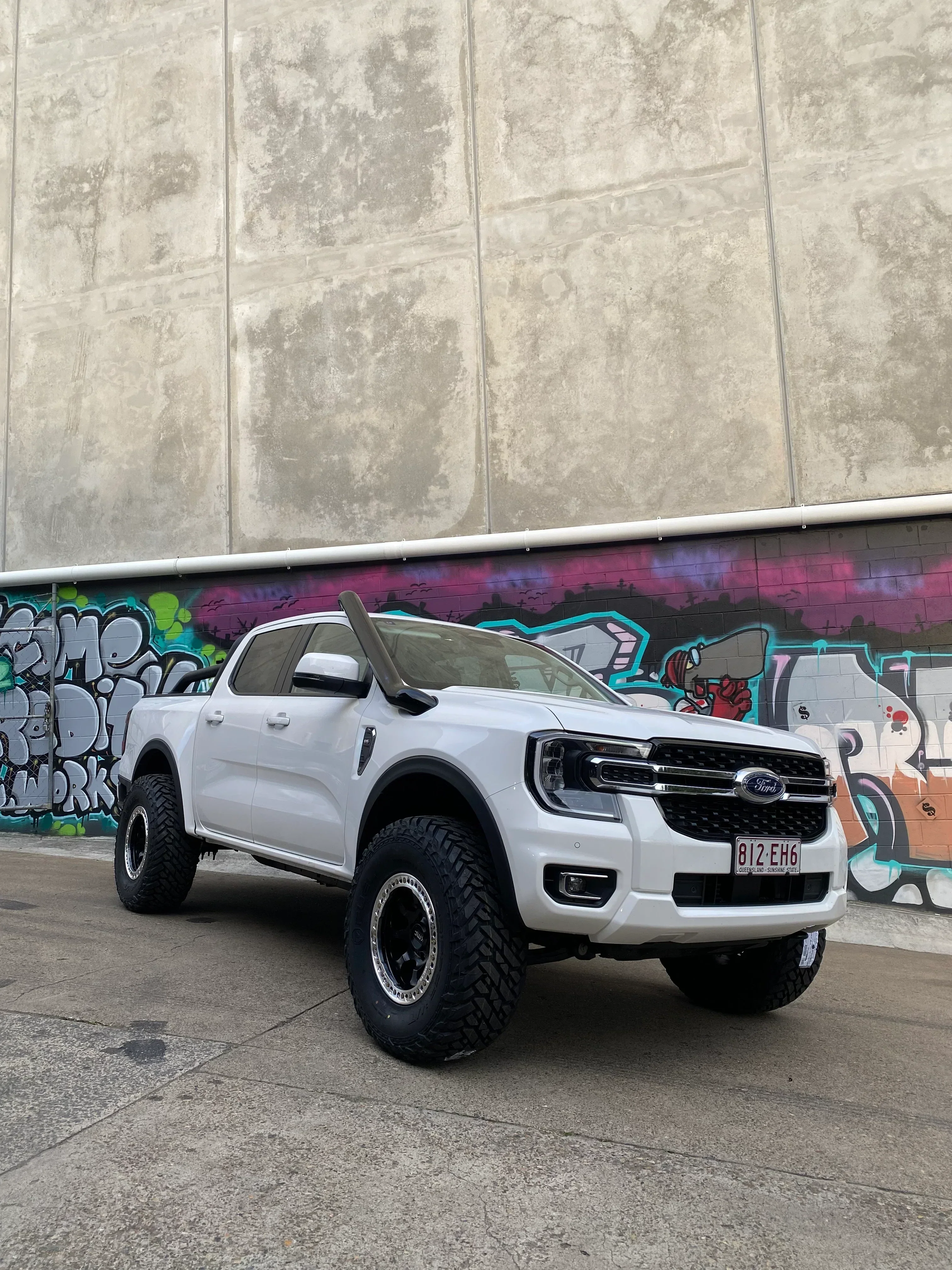 Ford Ranger (2022-2025)  Next Gen RANGER Twin 4" Stainless Steel Snorkel Kit - Meredith Metalworks - Image 3