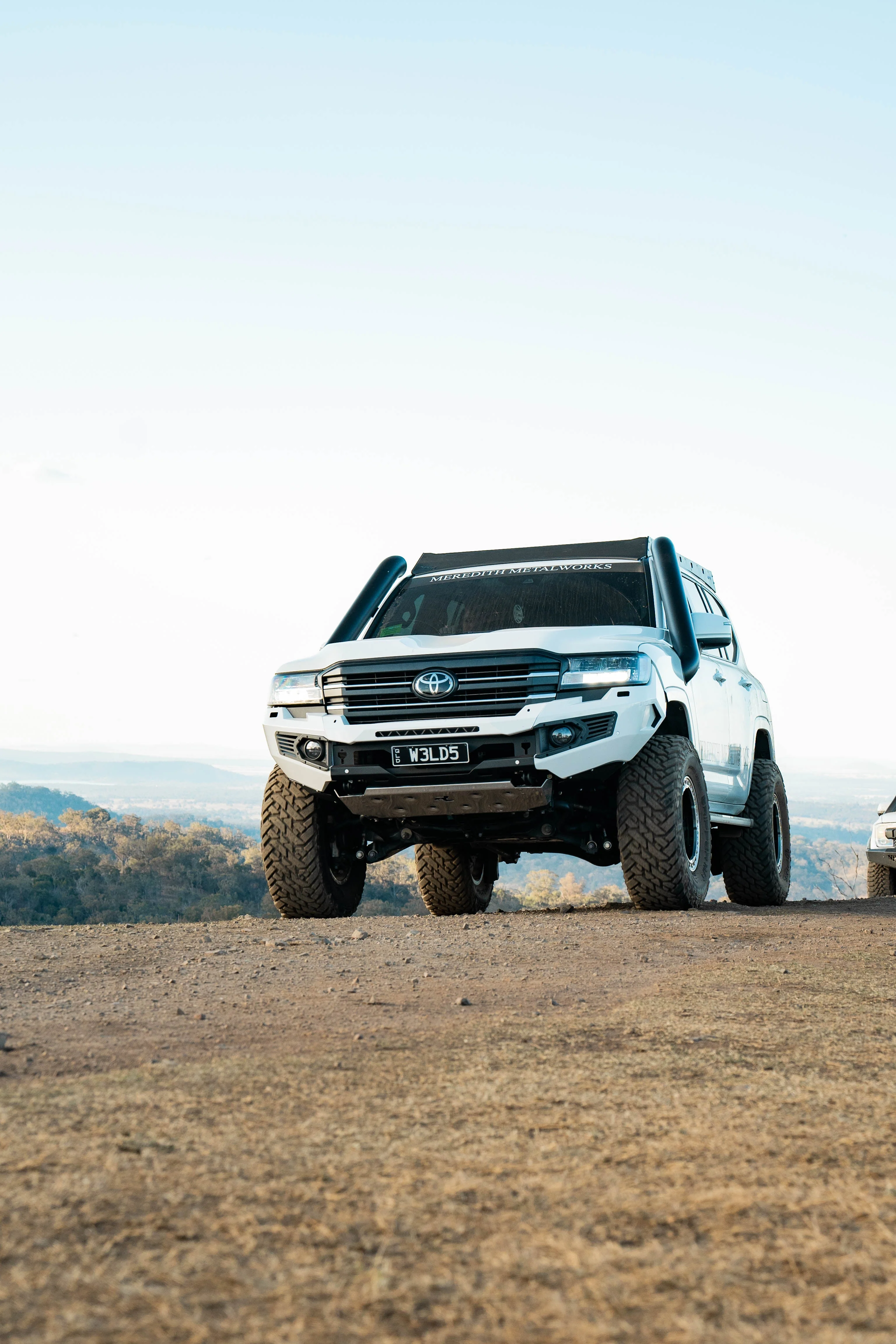 Toyota Landcruiser (2022-2025) TWIN 5" 300 Series LandCruiser Stainless Steel Snorkel Kit - Meredith Metalworks