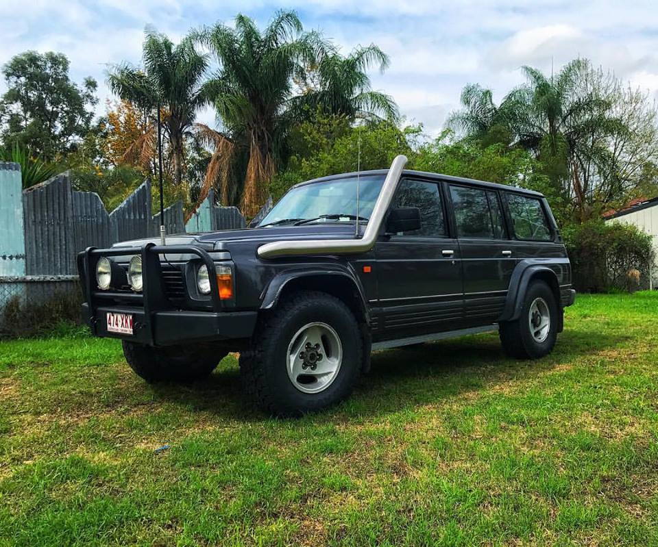 Nissan Patrol (1988-1996) TWIN GQ Patrol 4" Stainless Steel Snorkel Kit - Meredith Metalworks - Image 6