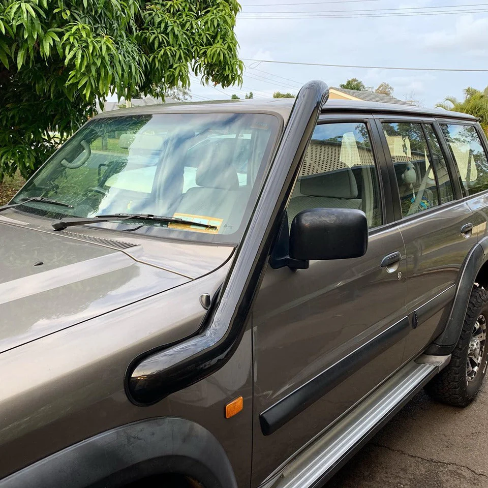 Nissan Patrol (1997-2016) TWIN GU Patrol (Y61) 4" Stainless Steel Snorkel Kit - Meredith Metalworks - Image 6