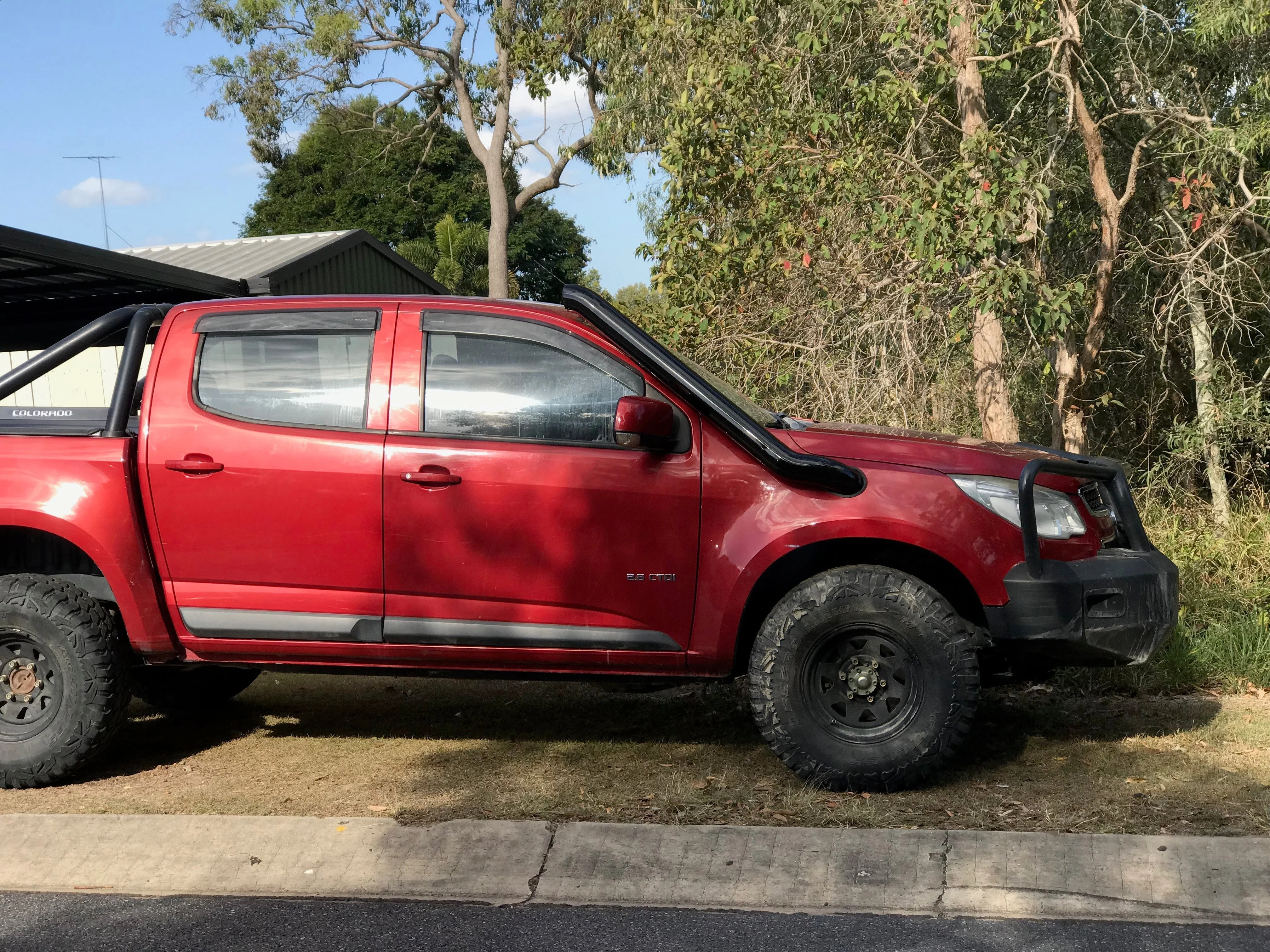 Holden Trailblazer (2016-2021) Twin 4" Stainless Steel Snorkel Kit - Meredith Metalworks - Image 2