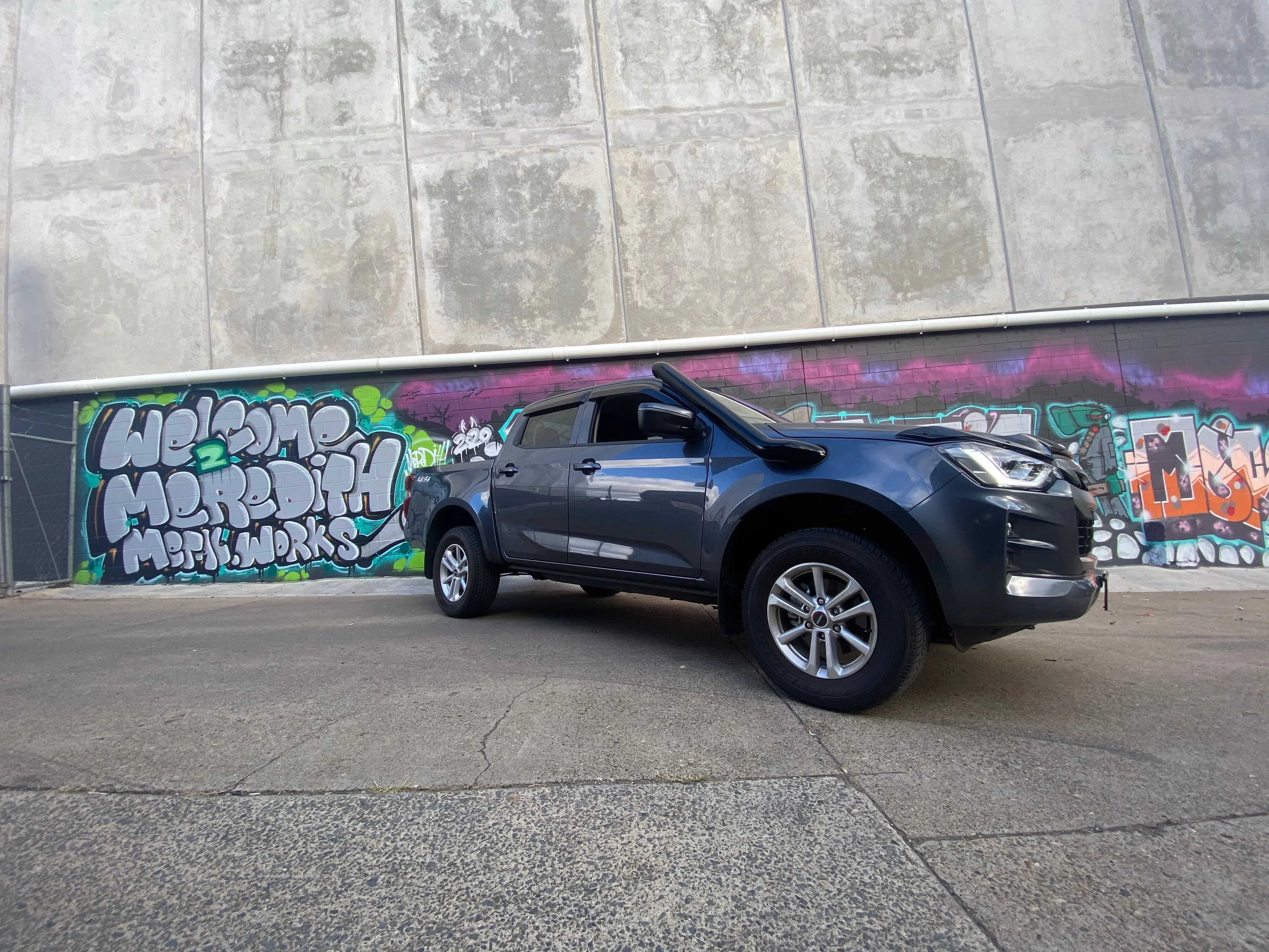 Isuzu D-Max (2021-2025) 4" Stainless Steel Snorkels Kit - Meredith Metalworks - Image 3