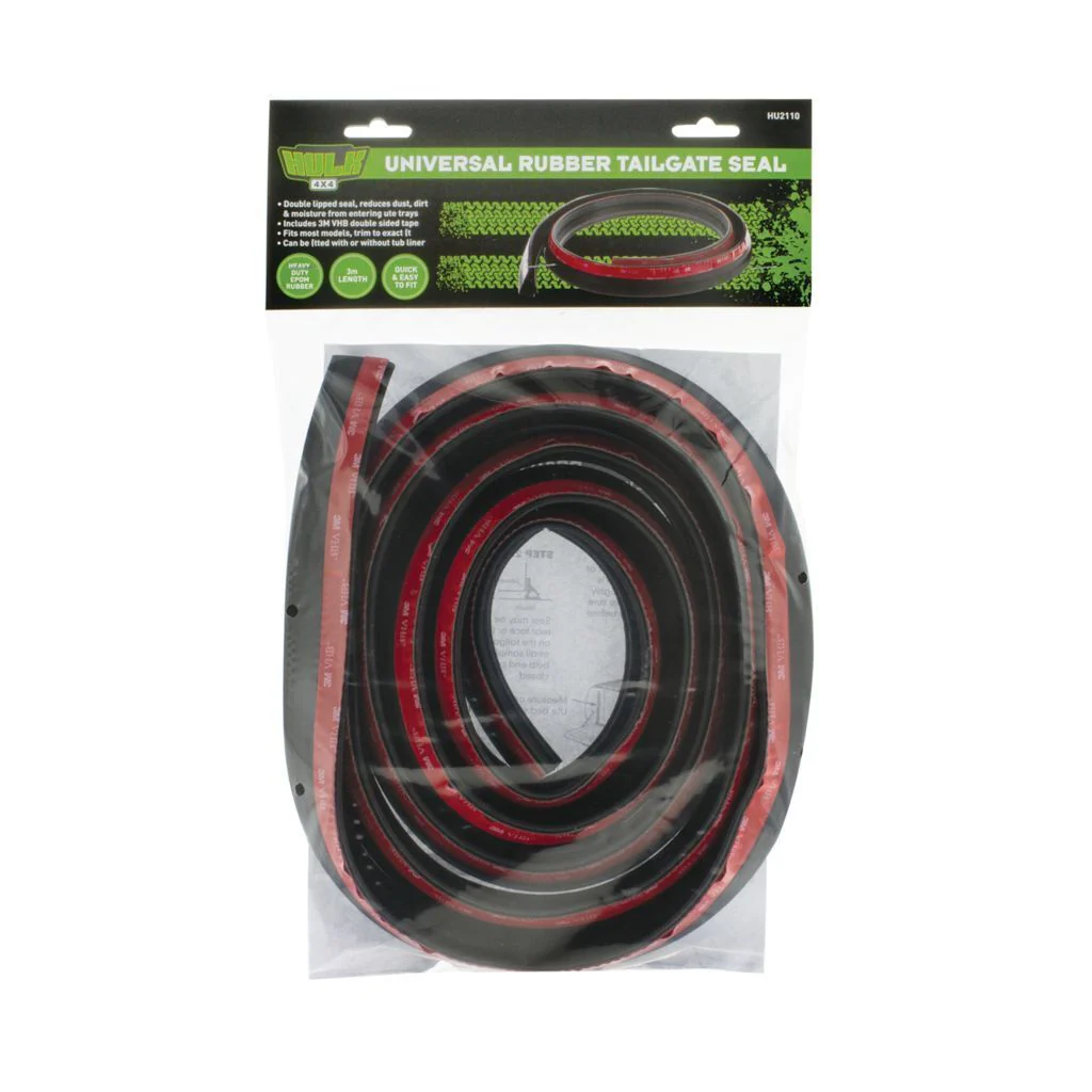 Universal Rubber Tailgate Seal - 3m length