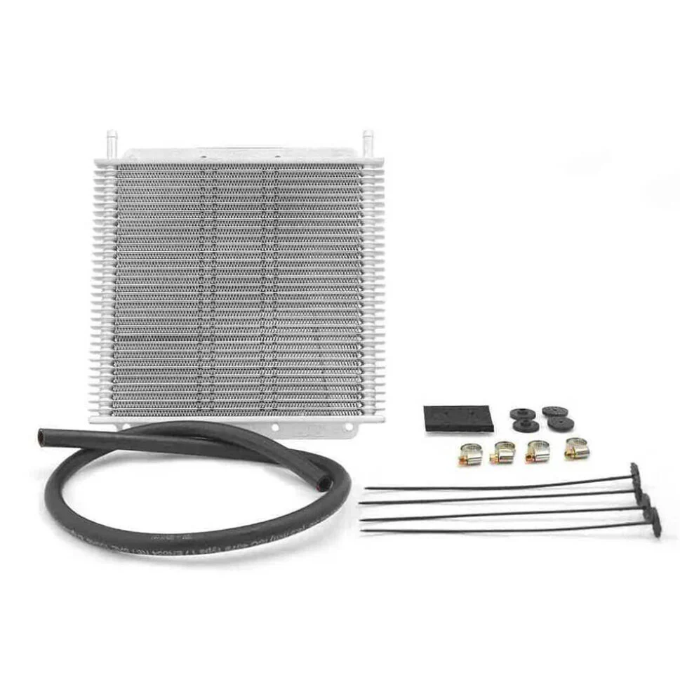 Universal Transmission Oil Cooler 256X280X19 V8 & 4WD Heavy Duty 3/8 Fittings