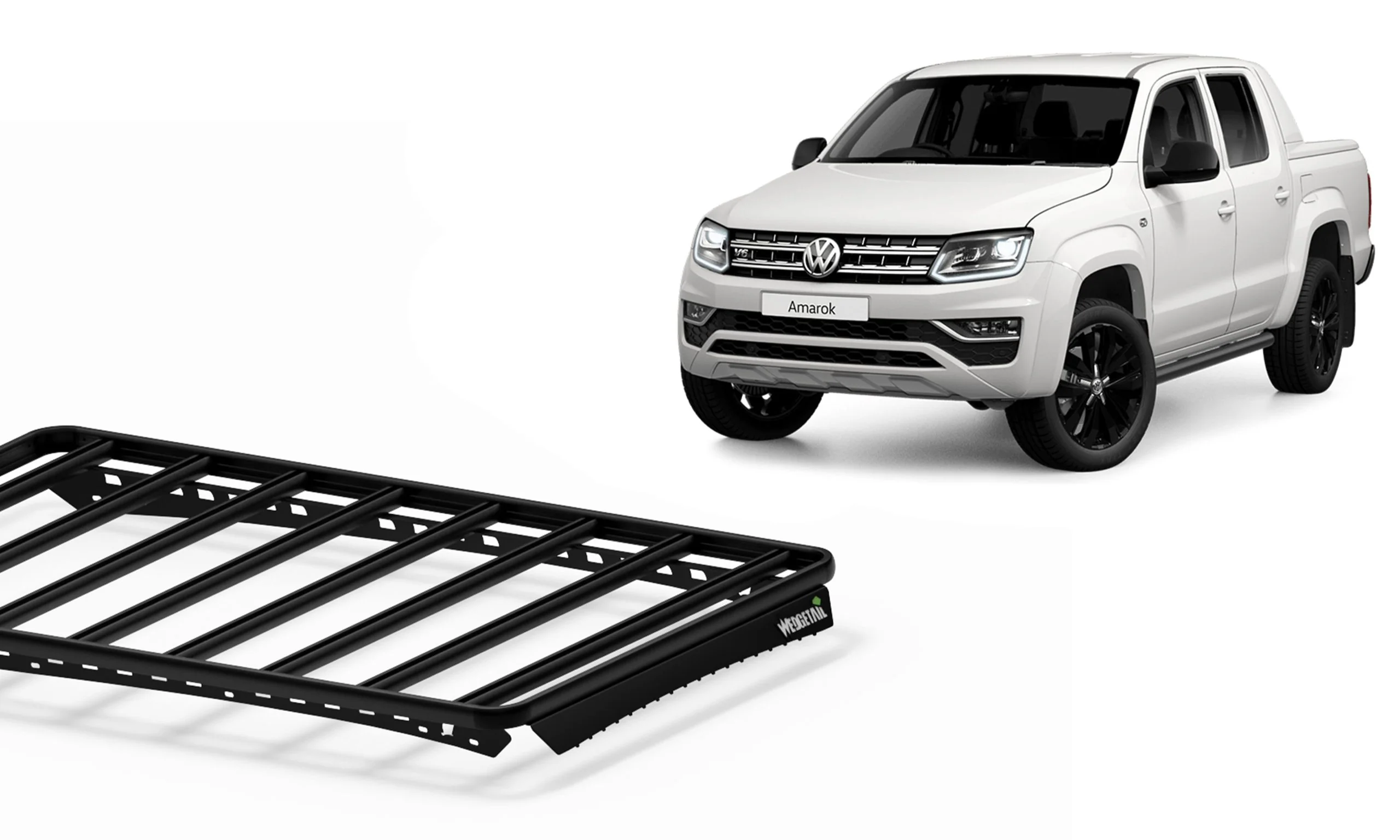 Volkswagen Amarok (2011-2022) Dual Cab Wedgetail Platform Roof Rack - Image 3