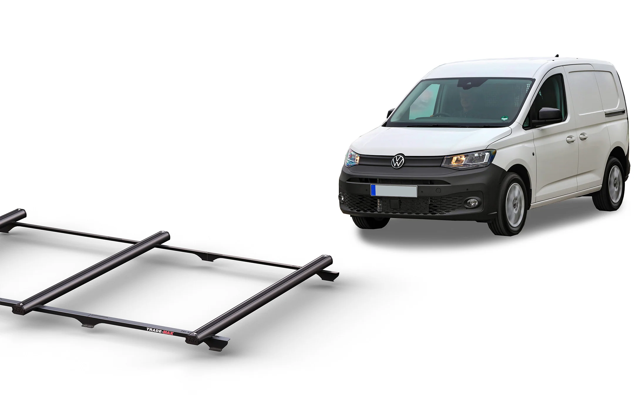 Volkswagen Caddy SWB (05/21 – Current) Trademax Crossbars x 3 Wedgetail