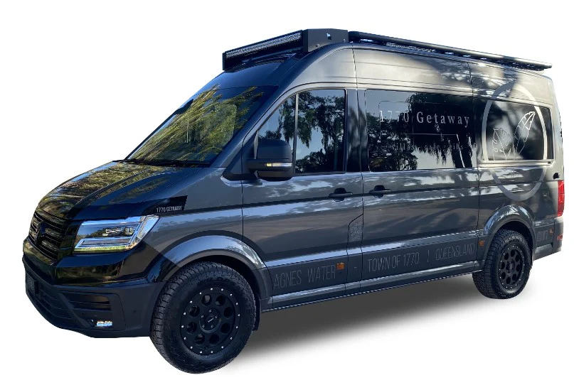 Volkswagen Crafter (2018-2025)MWB Low Roof Wedgetail Platform Roof Rack
